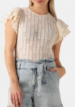 DANTE6 top marlowe lace volant top ecru Sale