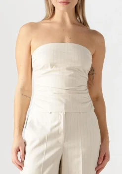 DANTE6 top spangle bustier top ecru Best