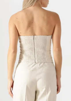 DANTE6 top spangle bustier top ecru Best