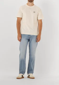 FILLING PIECES t-shirt t-shirt embroidered knot ecru Discount