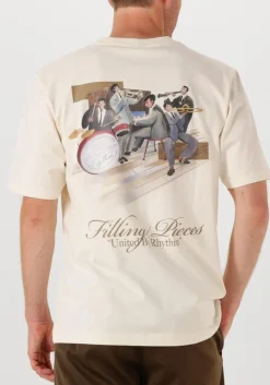 FILLING PIECES t-shirt t-shirt band ecru Best