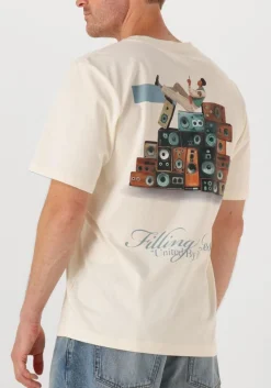 FILLING PIECES t-shirt t-shirt speaker wall ecru Outlet
