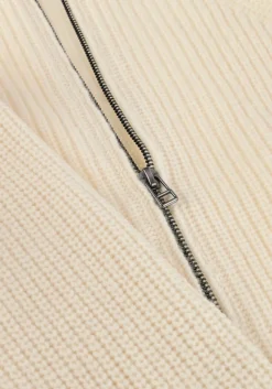FORÉT forét trui delta wool zip knit ecru Online