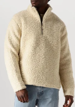 FORÉT forét trui wave half zip ecru Sale