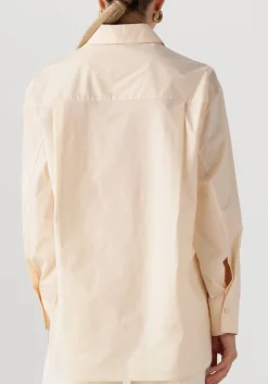 FORTE FORTE blouses embroidered bci cotton popline overshirt shirt ecru Online