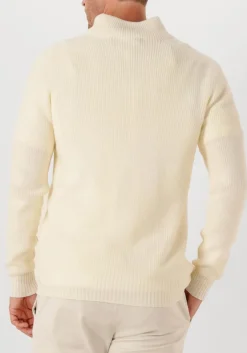 GRAN SASSO trui mock zip ecru Best