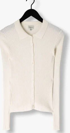 HERSKIND truien/vesten turner knit cardigan ecru Best