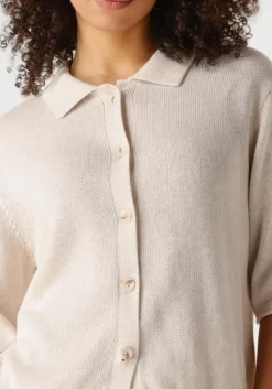 KNIT-TED vest yoshi ecru Sale