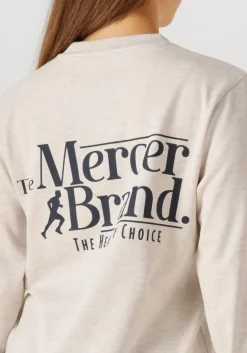 MERCER AMSTERDAM trui the mercer long-sleeve ecru Best