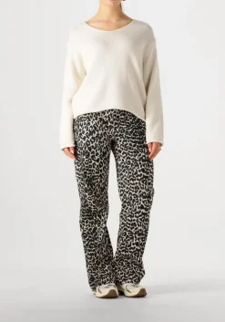 MOS MOSH trui mmbine lsv-neck knit ecru Sale