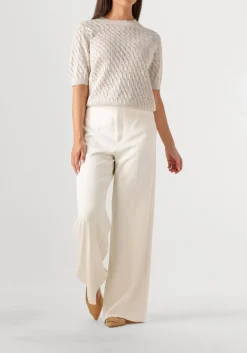 MOS MOSH t-shirt mmkarin marisol ss linen knit ecru Online