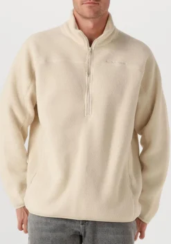 PEAK PERFORMANCE trui m fleece half zip ecru Outlet