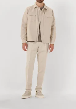 PROFUOMO overshirt overshirt zip herringbone ecru Clearance