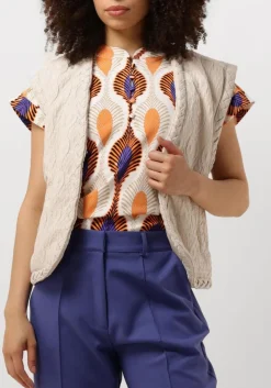 SPOOQ THE LABEL gilet lina gilet ecru Hot