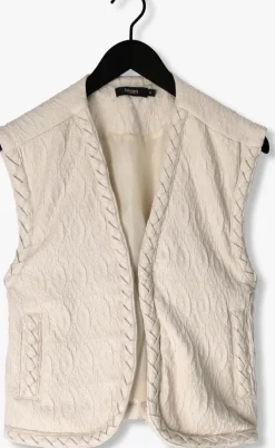 SPOOQ THE LABEL gilet lina gilet ecru Hot