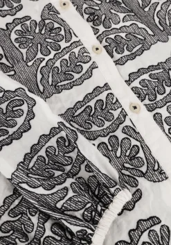 SUMMUM blouses longsleeve bouse tile embroidery ecru Discount