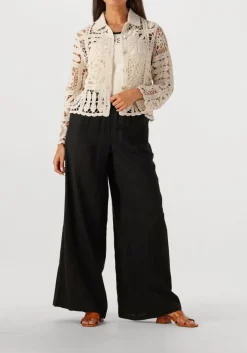 SUMMUM blouses short cardigan flower crochet knit ecru Sale