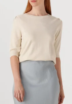 SUMMUM top short sleeve sweater ecru Sale