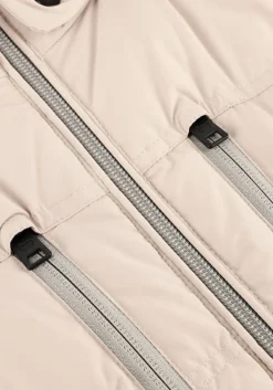 WOOLRICH ecru gewatteerde jas matt stretch puffer jacket beige Hot