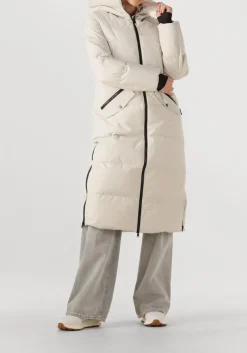 WOOLRICH gewatteerde jas gtx coat ecru Clearance