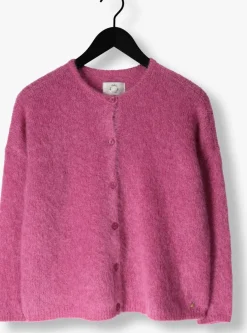 DES PETITS HAUTS vest bea fuchsia