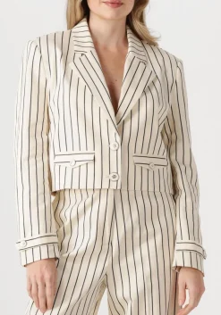 AAIKO blazer ines stripe co 570 gebroken wit Clearance