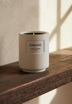 AUGUST & PIERS geurkaarsen darling 340gr - scented candle gebroken wit New