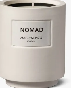 AUGUST & PIERS geurkaarsen nomad 340gr - scented candle gebroken wit Outlet