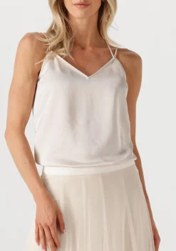 DANTE6 top obu satin singlet gebroken wit Best