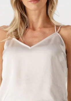 DANTE6 top obu satin singlet gebroken wit Best