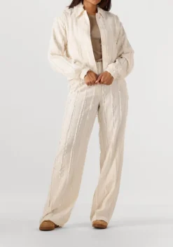 DANTE6 wijde broek jules fil coupe pants gebroken wit New