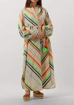 DEVOTION maxi jurk opsianos gebroken wit Discount