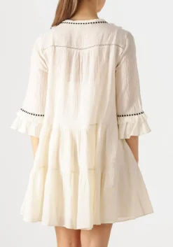 DEVOTION mini jurk efisto gebroken wit Outlet