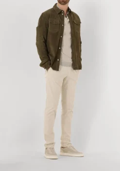 GENTILUOMO trui polo no button ls k2039-260 gebroken wit