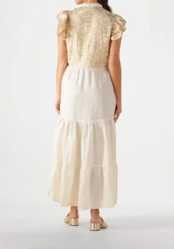 GREEK ARCHAIC KORI maxi jurk 231097 gebroken wit Discount