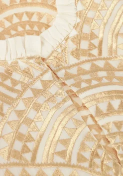 GREEK ARCHAIC KORI maxi jurk 231097 gebroken wit Discount