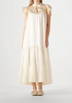 GREEK ARCHAIC KORI maxi jurk 231097 gebroken wit Discount