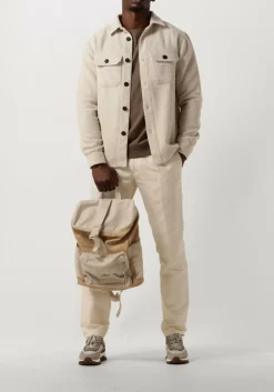 PROFUOMO pantalon trousers 842 sportcord gebroken wit Discount