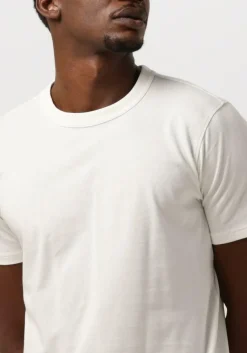 PROFUOMO t-shirt t-shirt short sleeve jersey gebroken wit