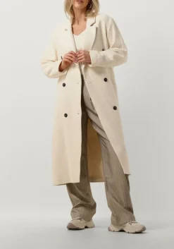 RUBY TUESDAY mantel may longdouble breasted coat gebroken wit Best