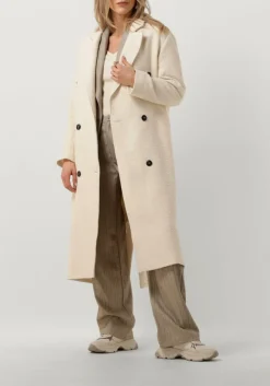 RUBY TUESDAY mantel may longdouble breasted coat gebroken wit Best