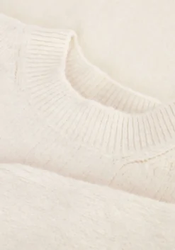 SECOND FEMALE trui wanda knit o-neck gebroken wit Outlet