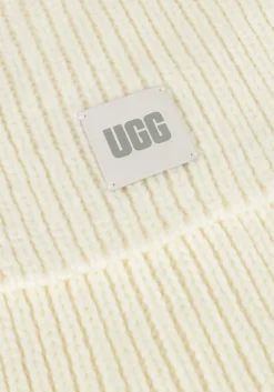 UGG sjaal chunky rib scarf gebroken wit Outlet
