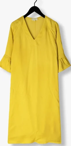 NEMA gele maxi jurk n141 geel New