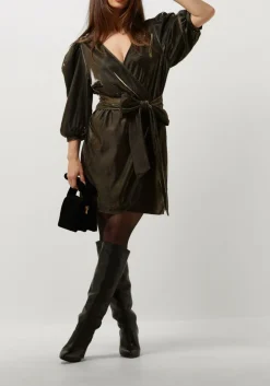 AAIKO en mini jurk gisa pes 189 dress goud