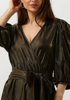 AAIKO en mini jurk gisa pes 189 dress goud