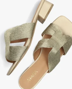 AYANA en slippers 0325-8 goud New