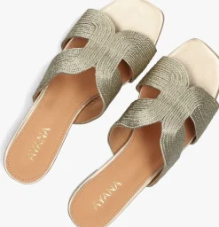 AYANA en slippers 0325-8 goud Outlet
