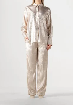 DANTE6 en pantalon charm metallic pants goud Online