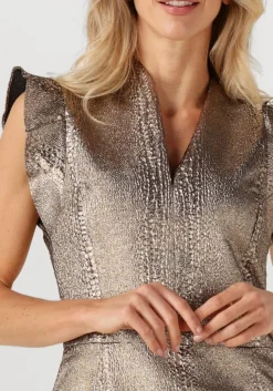 DEA KUDIBAL en mini jurk ditta goud Discount